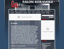 Tablet Screenshot of gea.co.rs